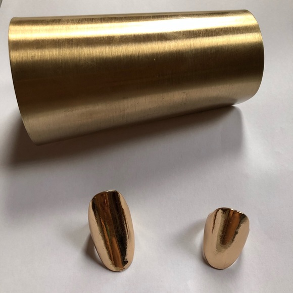 ASOS Jewelry - Gold Arm Band & Ring Set